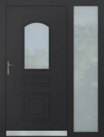 алюмінієві вхідні двері rebecca ad темний графіт