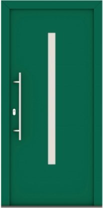 алюмінієві вхідні двері diana as зелені