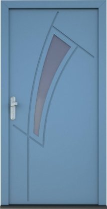 вхідні двері gfk donatela синя сталь