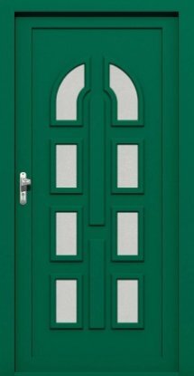 вхідні двері hpl leona зелені