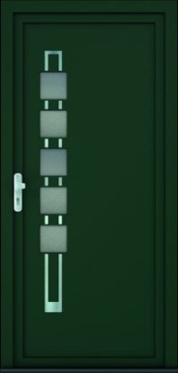 вхідні двері hpl tamara темно-зелені
