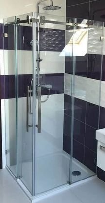 Душова кабіна з гартованого скла Київ Emotion AG DUO фото Душова кабіна з гартованого скла Київ Emotion AG DUO