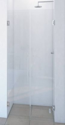Двостулкові двері в душову нішу з гартованого скла Київ Relax DD фото Двостулкові двері в душову нішу з гартованого скла Київ Relax DD