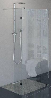 Стаціонарна панель з гартованого скла Київ Walk-in Emotion U фото Стаціонарна панель з гартованого скла Київ Walk-in Emotion U